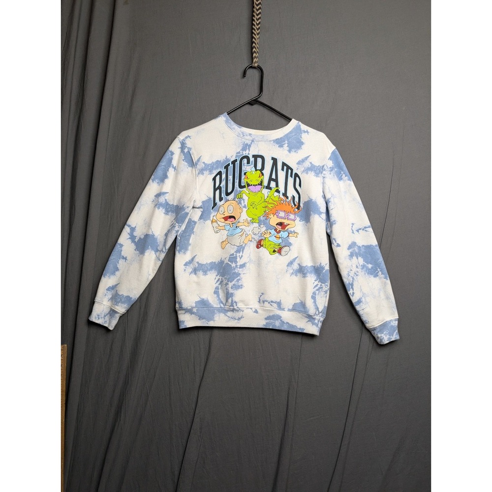 Women's Nickelodeon Rugrats Printed Tie Dye Longโ Sleeve Shirt Vibrant Small
